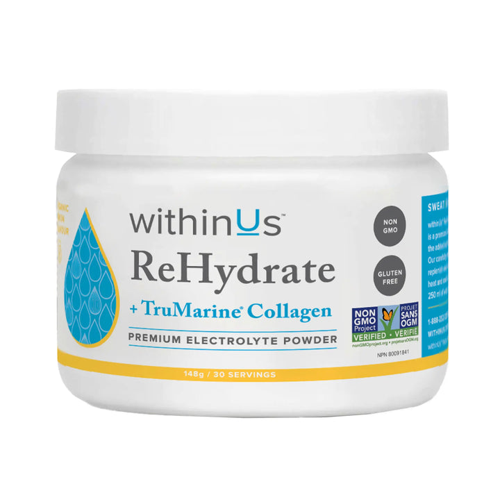 ReHydrate + TruMarine® Collagen Jar LEMON - 30 份装