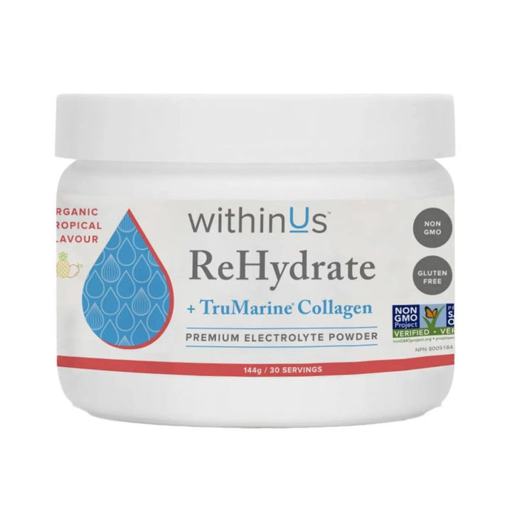 ReHydrate + TruMarine® 胶原蛋白罐装热带 - 30 份